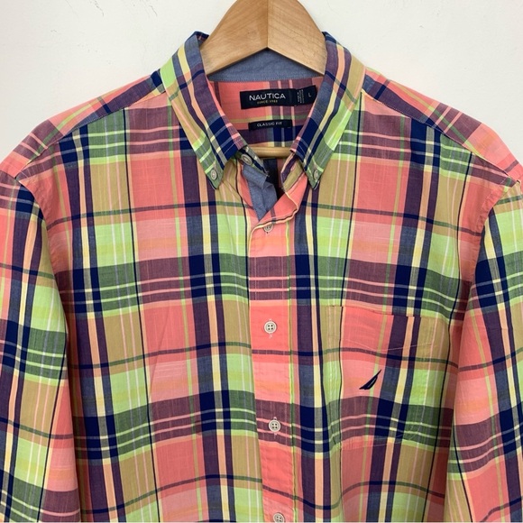 Nautica Classic Fit Plaid Shirt - Picture 3 of 8